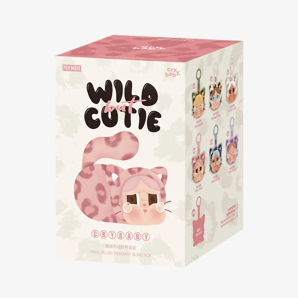 Pop Mart Cry Baby Wild But Cutie Plush Charm Blind Box (1 Random Box)