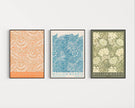William Morris Art Nouveau Poster Set: Museum Exhibition Prints