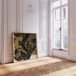 William Morris Botanical Art Print: Black on Gold Vintage Pattern (1x1)