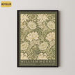William Morris Chrysanthemum Print: Vintage Botanical Art