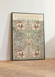 William Morris Honeysuckle Print: Vintage Botanical Art Poster