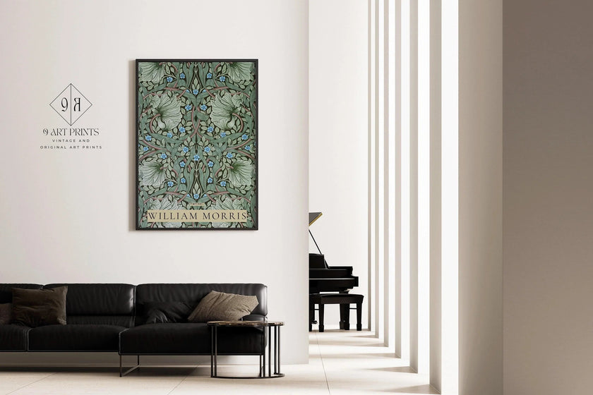 William Morris Pimpernel Print: Vintage Floral Giclee Art