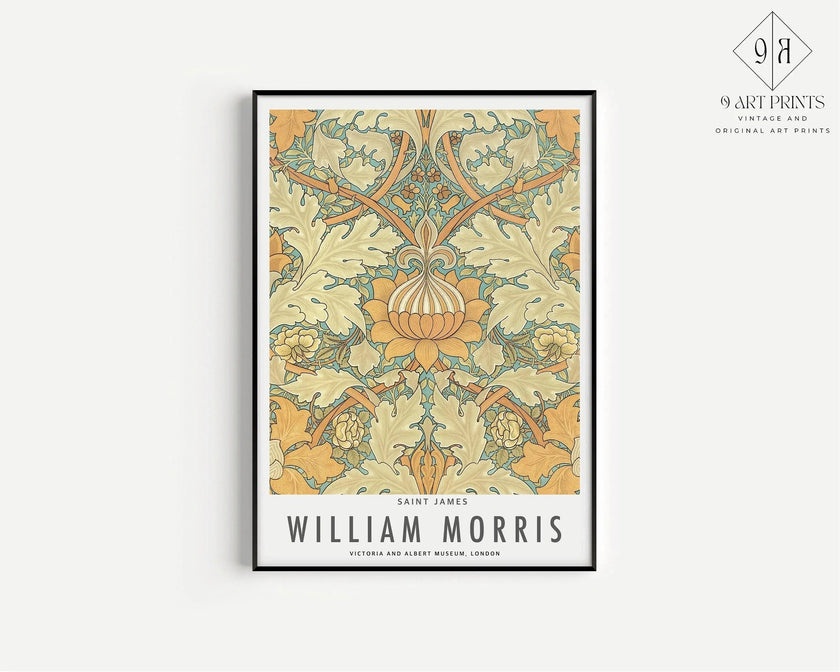 William Morris St. James Print: Vintage Botanical Art Poster