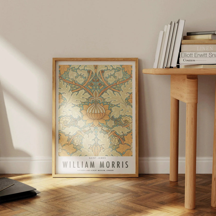 William Morris St. James Print: Vintage Botanical Art Poster