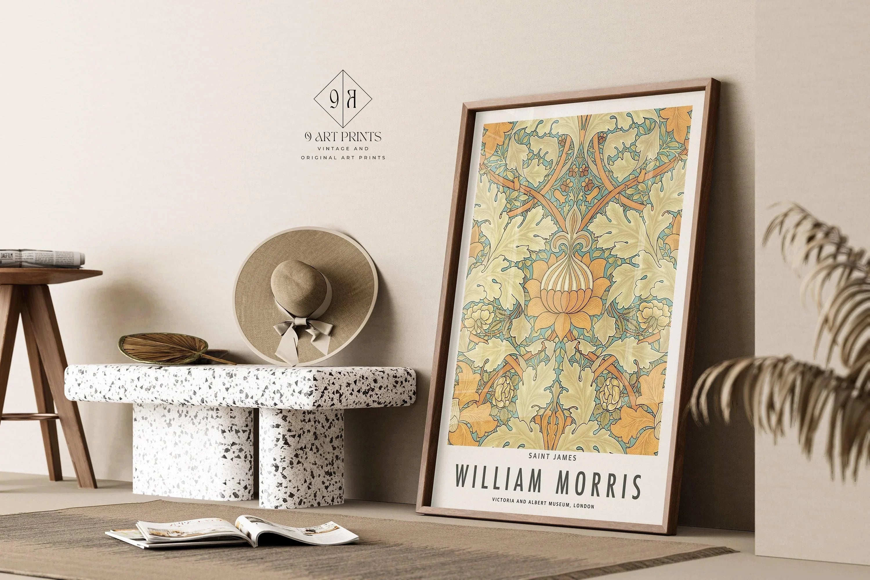 William Morris St. James Print: Vintage Botanical Art Poster