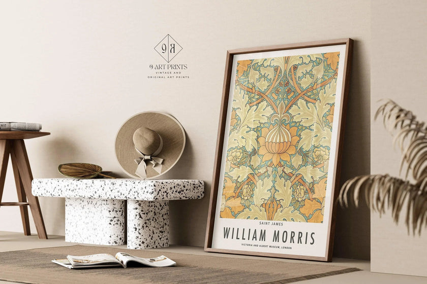 William Morris St. James Print: Vintage Botanical Art Poster