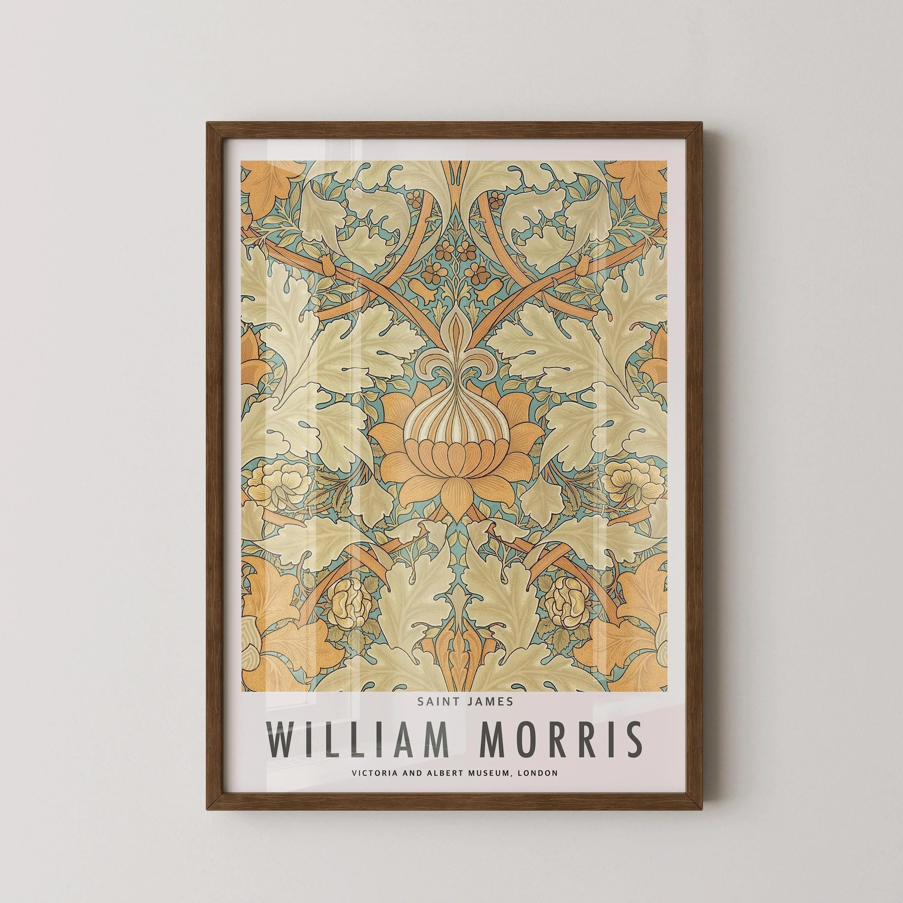 William Morris St. James Print: Vintage Botanical Art Poster