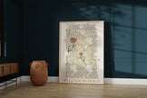 William Morris Tulip Print: Vintage Botanical Art, Giclee Fine Art
