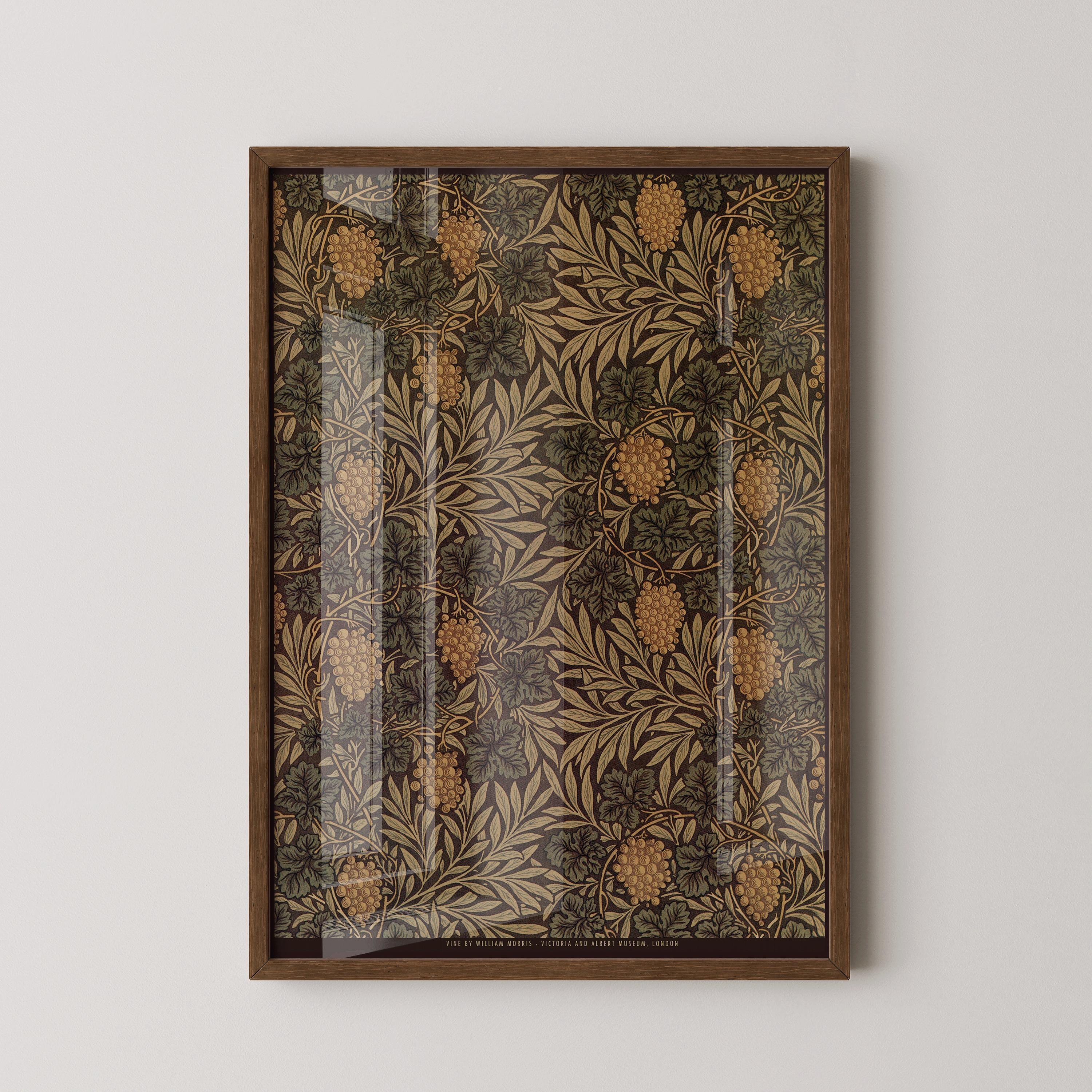 William Morris Vine Art Print: Vintage Botanical Giclee