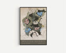 William Morris Wreath Print: Vintage Botanical Art Poster