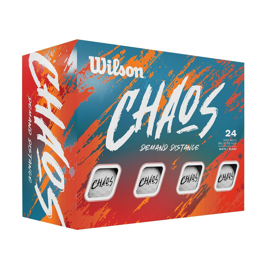 Balles de golf WILSON Chaos colorées