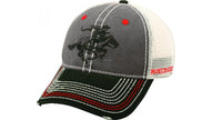 Winchester Mesh Back Low Crown Logo Cap Charcoal/Black/White