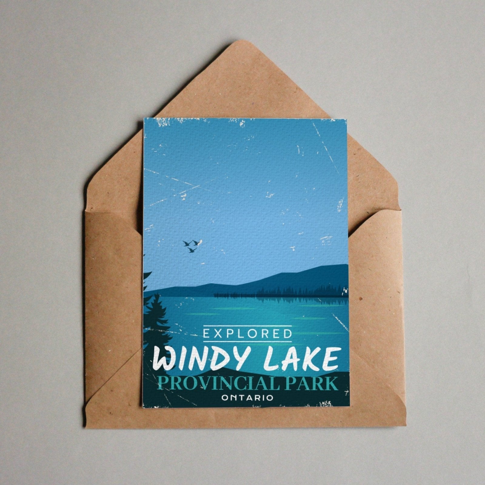 Windy Lake Ontario Provincial Park Postcard, Canada Parks