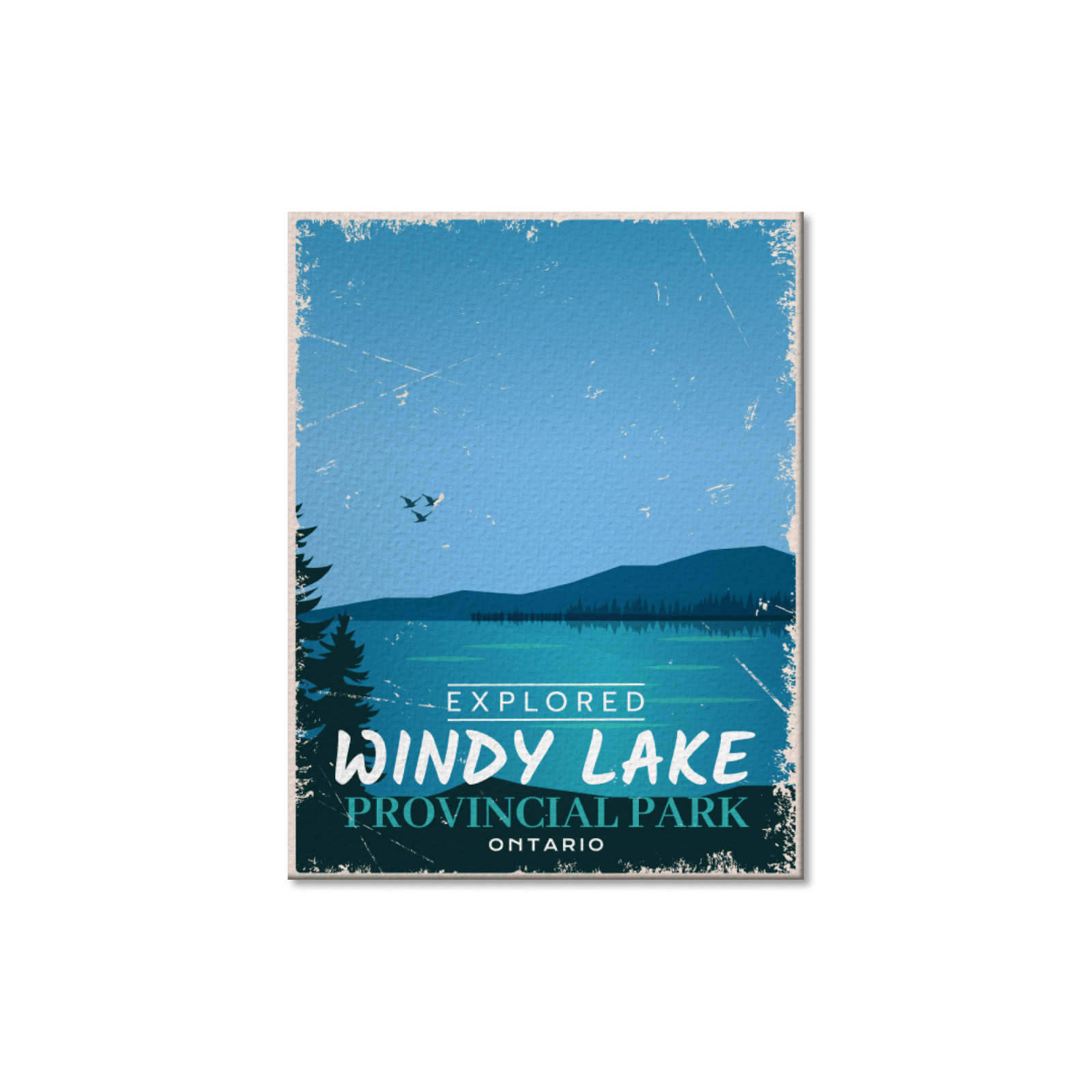 Windy Lake Ontario Provincial Park Postcard, Canada Parks