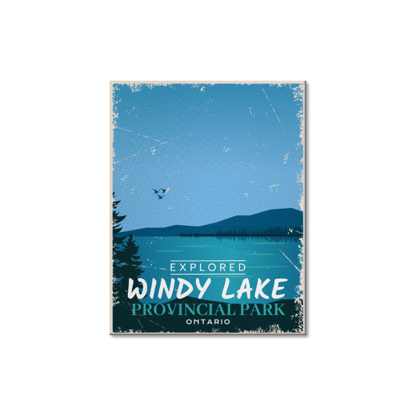 Windy Lake Ontario Provincial Park Postcard, Canada Parks