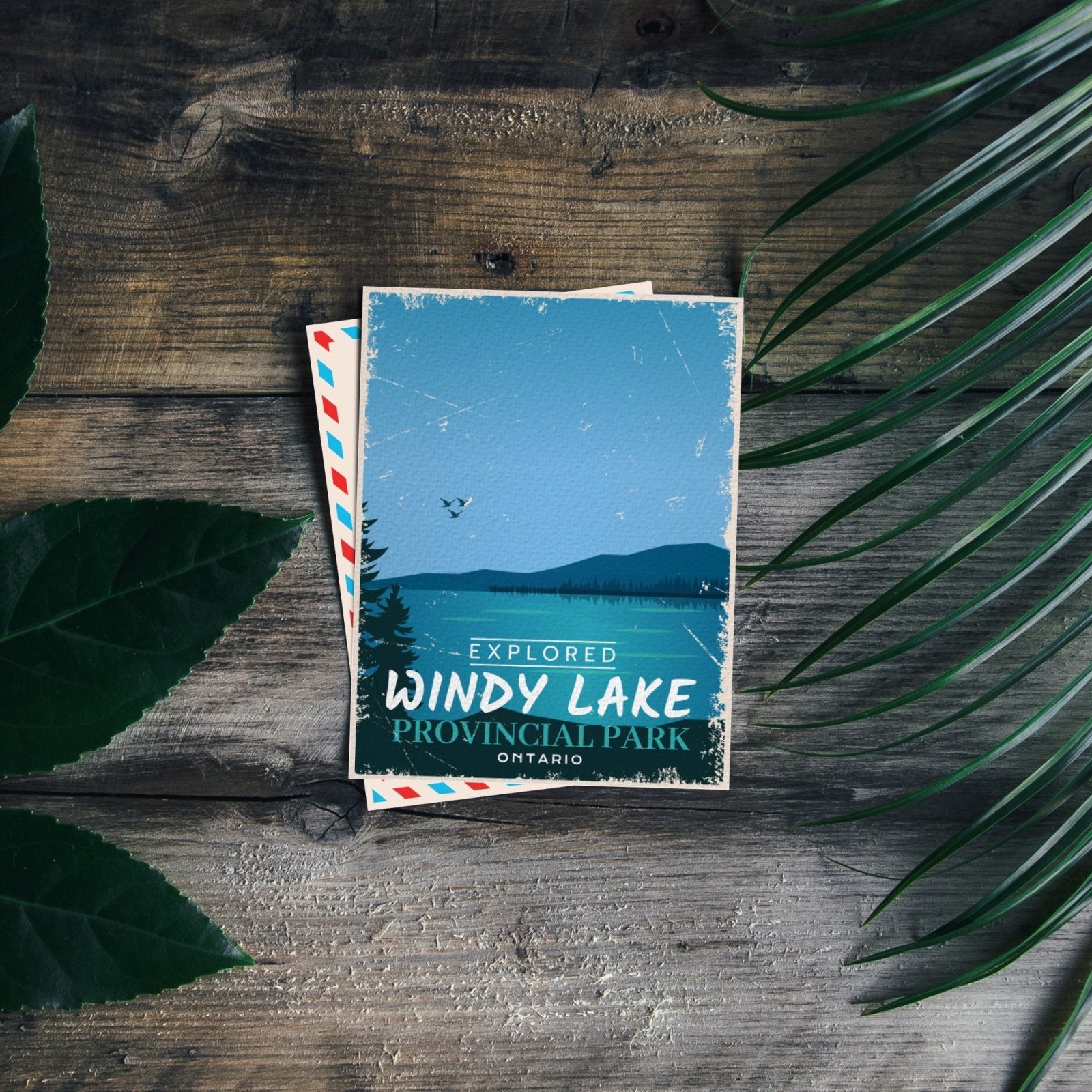Windy Lake Ontario Provincial Park Postcard, Canada Parks