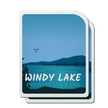 Windy Lake Ontario Provincial Park Waterproof Vinyl Sticker, Canada Parks