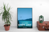 Windy Lake Provincial Park 'Explored' Poster, Canada Parks
