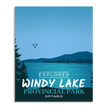 Windy Lake Provincial Park 'Explored' Poster, Canada Parks