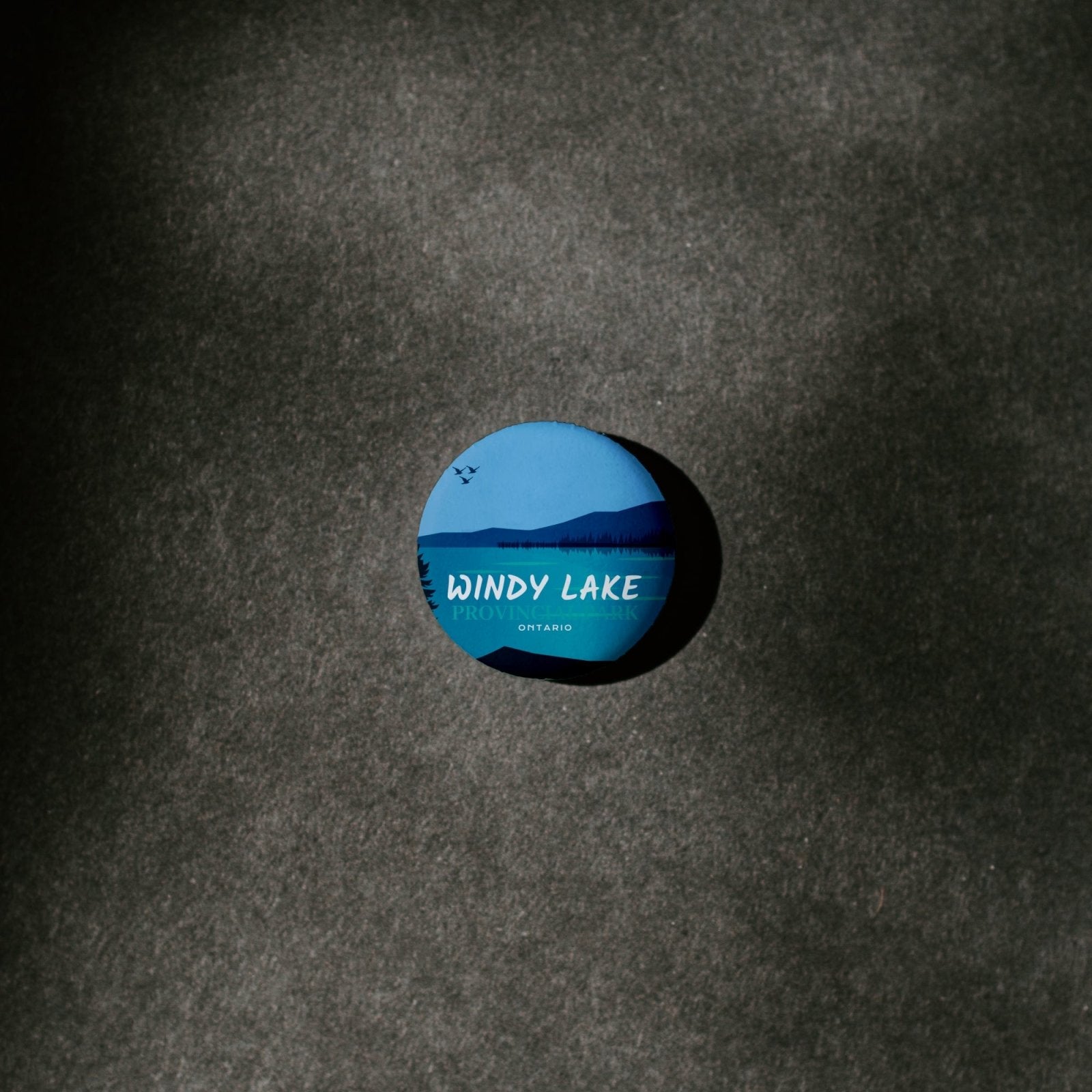 Windy Lake Provincial Park of Ontario Pinback Button, Canada Parks
