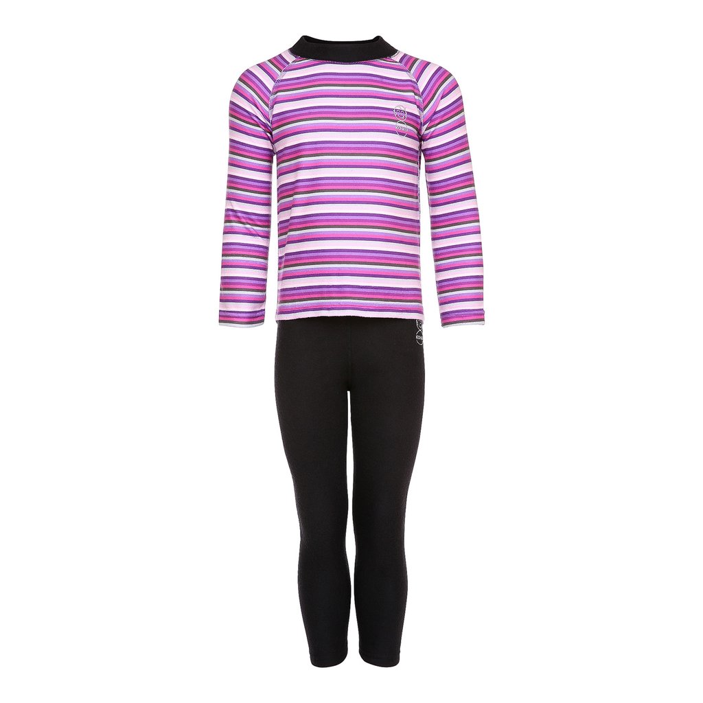 Kombi Kids Body 3 Snuggly Fleece Printed Jr Base Layer Sets