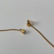 Wishbone Necklace- Gold