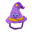 Wearable Witch Hat Dog Toy – Squeaks & Crinkles