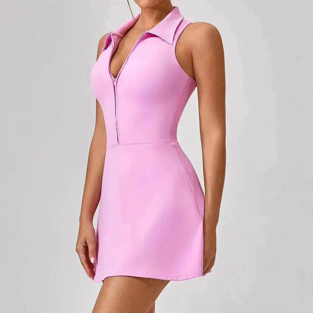 Women High Waist Sports Fitness Dress