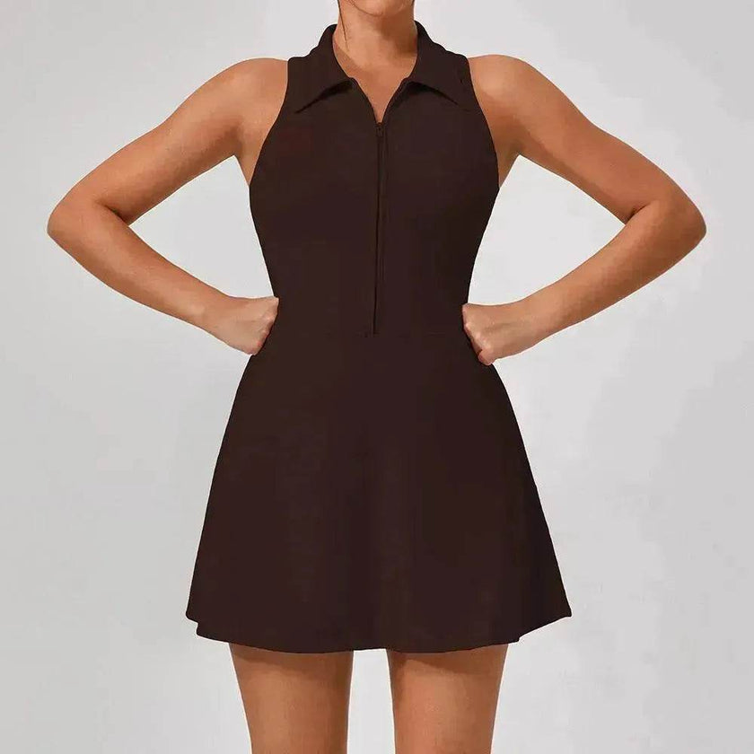 Women High Waist Sports Fitness Dress