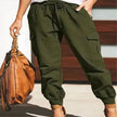 Women Pants Sweatpants Pockets Elastic Waist Jogger Pants Lounge Trousers