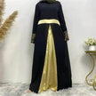 Women's Arab  Patchwork Long Sleeved Dress
