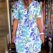 Women's Fashion Casual Digital Printing Loose Dress