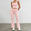 Women's Fashion Casual Solid Color Vest Body-hugging Suit