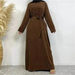 Women's Lace Up Pocket Arab  Dress