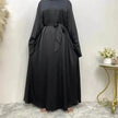 Women's Lace Up Satin Arab  Dress