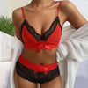 Women's Charming Lingerie Lace Suspenders Three-point Charming Lingerie