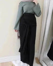 Women's Solid Color Arab  Hip Skirt