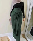 Women's Solid Color Arab  Hip Skirt