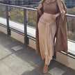 Women's Solid Color Arab  Hip Skirt
