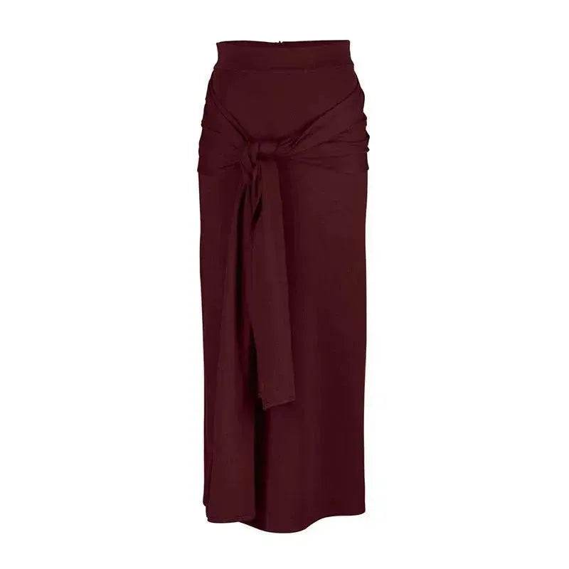 Women's Solid Color Arab  Hip Skirt