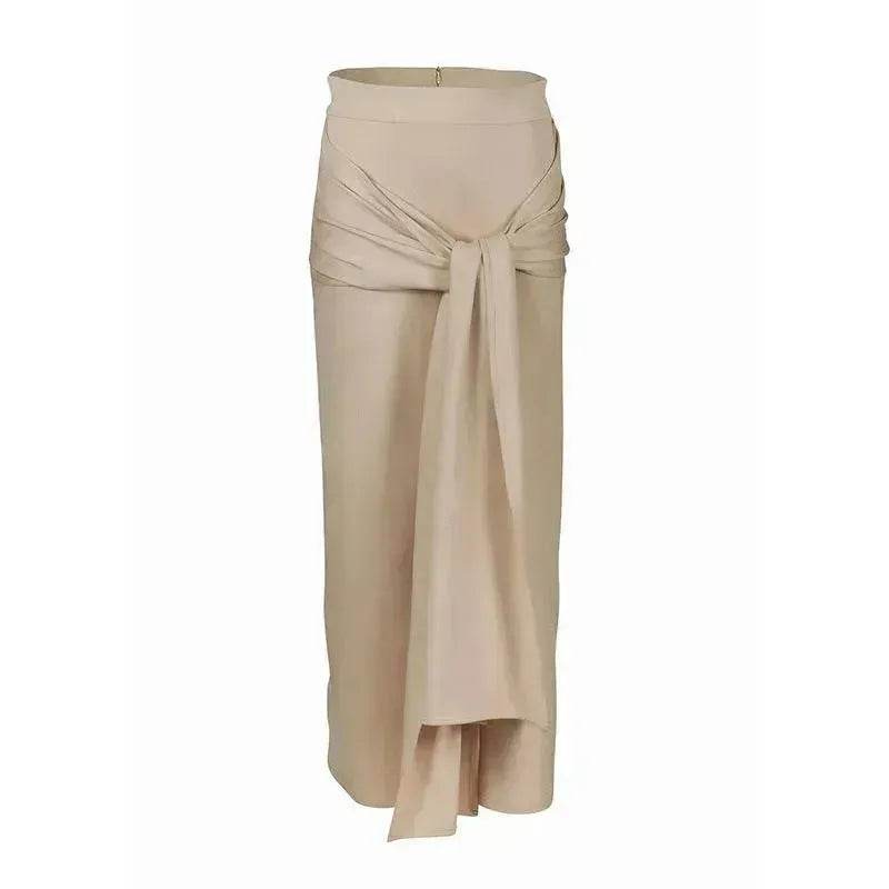 Women's Solid Color Arab  Hip Skirt