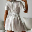 Women's Solid Color Two-piece Swimsuit Sun-proof Beach Dress
