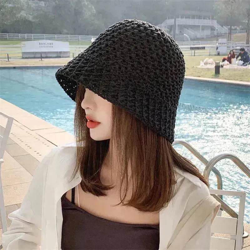 Women's Spring And Summer Hollow Sun Protection Hat