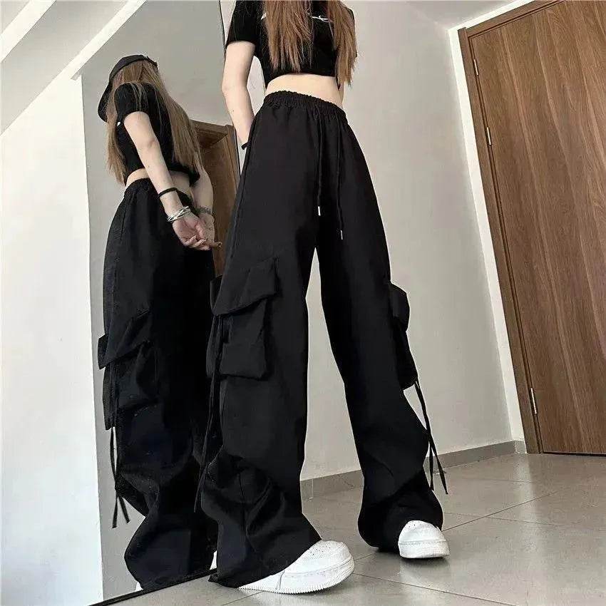 Women's Summer High Waist Retro Quick-drying Casual Pants