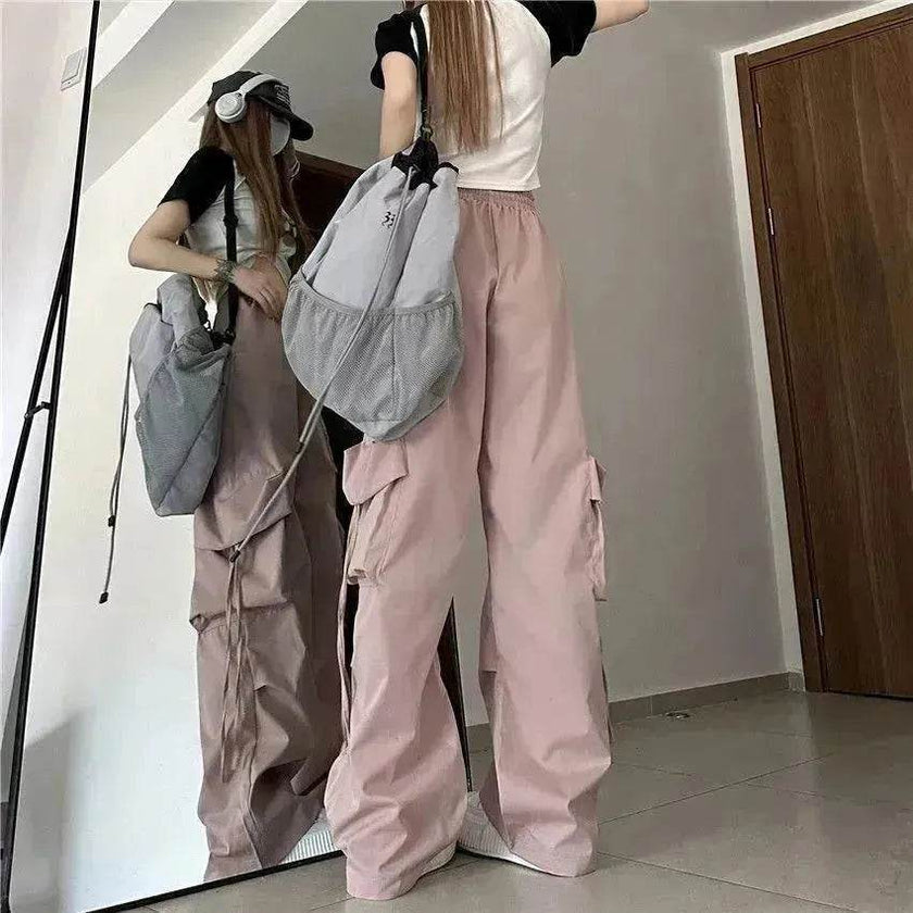 Women's Summer High Waist Retro Quick-drying Casual Pants