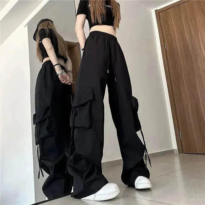 Women's Summer High Waist Retro Quick-drying Casual Pants