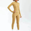 Women Yoga Zipper Long-sleeved Gym Exercise Fitness Suit