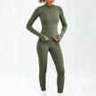 Women Yoga Zipper Long-sleeved Gym Exercise Fitness Suit