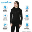 Women's Merino Wool 1/4 Zip Pullover — Midweight