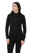 Women's Merino Wool 1/4 Zip Pullover — Midweight